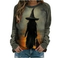 thumbnail image 2 of Halloween Long Sleeve Shirts Women Plus Size Sanderson Sisters Graphic Raglan Long Sleeve Sweatshirt Oversized Crewneck T-Shirt Party Vintage Festival Tops 2025 Season Funny GiftsXdegoge, 2 of 5