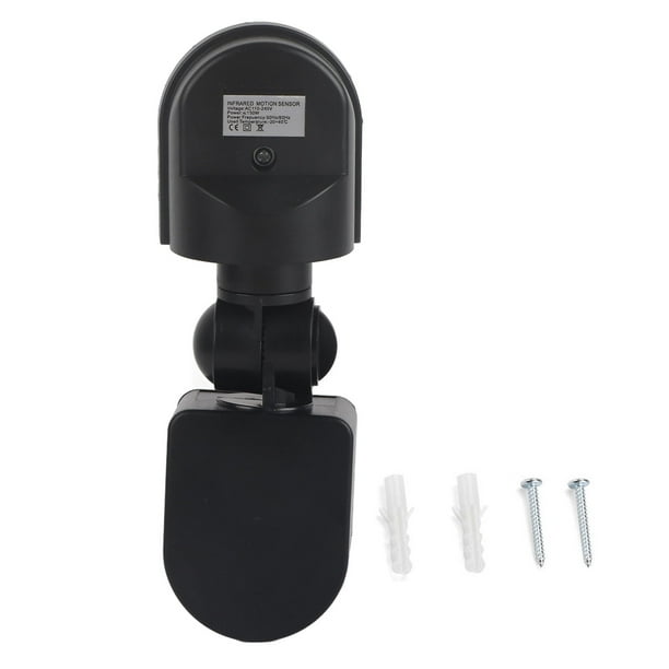 Sensor de Movimiento Por Infrarrojos NikouMX 110 V-240 V Sensor Infrarrojo de Cuerpo PIR Ajustable