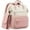 Beige-Light pink, variant on Lovevook Diaper Backpack,Large Diaper Bag Mummy Bag for New Mum Daddy,Convenient Work Travel Baby Bag for Office Mummy and Travel Essential Baby Shower