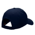 thumbnail image 4 of I Say I Do Embroidered Solid Cotton Twill Low Profile Strap Cap - Navy OSFM, 4 of 5