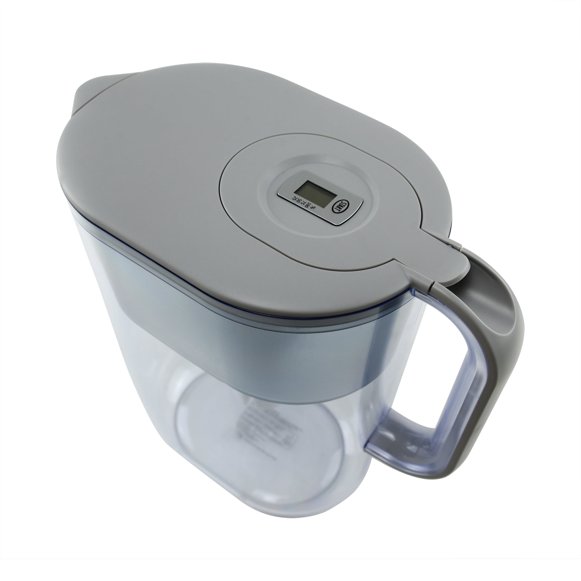 Great Value 10-Cup Water Filter Pitcher, Gray