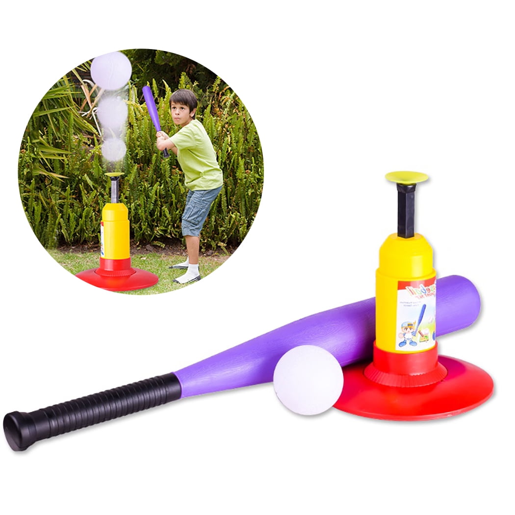 Sport Teeball Set Funny Plastic Kids Baseball Toy Set TBall Set