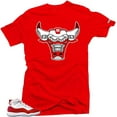 thumbnail image 2 of Shirt to Match Jordan 11 Cherry Varsity Red Match Jordan Tee, 2 of 6