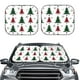 thumbnail image 2 of Balery Buffalo Plaid Christmas Trees Parasol para parabrisas de coche de 2 piezas | Parasol plegable para parabrisas delantero de coche para la mayoría de sedanes-Medium, 2 of 6