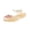 Gold, variant on Jamicy Toddler Girls Jelly Shoes Soft Jellies Sandals Rubber Sole Closed Toe Beach Summer Mary Jane Kids Princess Dress Flat