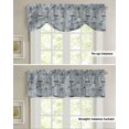 thumbnail image 6 of Tie Up Valance Curtain for Kitchen,Sailing Anchor Compass Fish Rod Pocket Short Curtains Adjustable Tie-Up Shade Valances,Retro Wood Plank Nautical Theme Window Treatment for Bathroom Living Room, 6 of 8