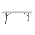 thumbnail image 2 of Correll R Series 29x30" Traditional Metal Folding Table in Gray Granite, 2 of 10