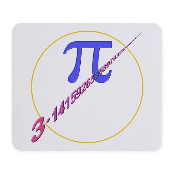 CafePress - Pi Receding Mousepad - Non-slip Rubber Mousepad, Gaming Mouse Pad