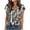(Type 54)Khaki, variant on Otvok Women's Printed Short Sleeved Blouses V-Neck T-Shirt Pullover Casual Fashionable Top