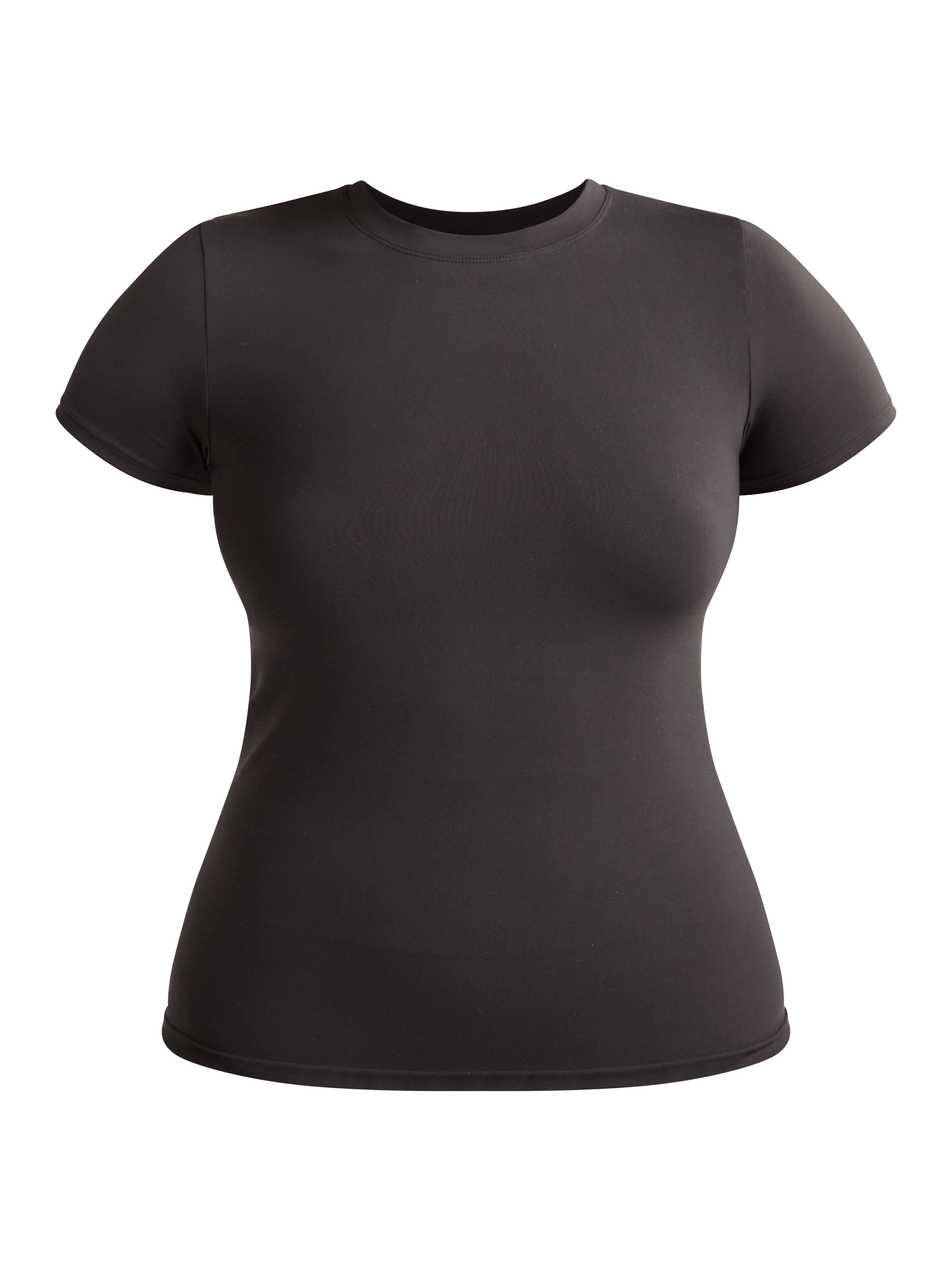 Joyspun Women's Everyday Seamless Shapewear T-Shirt, Sizes S-XXXL