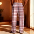 thumbnail image 3 of talentlend Mens Pajama Pants Sleepwear Drawstring Soft Pjs Bottoms Sleep Lounge Long Pant with Pockets S-3XL, 3 of 7