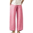 thumbnail image 5 of YuXingFu Womens Cargo Pants Women Petite Relaxed Harem - Back Pocket Streetwear Hot Pink L, 5 of 9