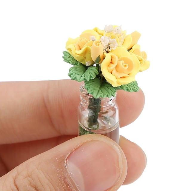 Accesorios de jardín para muñecas casa de muñecas Mini Bonsai Escena 1:12 Muebles de casa de muñecas Planta de casa de muñecas Adorno de vegetación Falsa muñecas Mini ANGGREK Otros