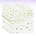 thumbnail image 4 of 100pcs/pack Decent Dinner Napkins Decorative Dot Pattern Printed Napkins for Wedding Dinner (Golden), 4 of 8