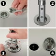 thumbnail image 5 of Tub Drain Remover Wrench Removal Tool Dual Ended Dumbell Heavy Duty Aluminum, 5 of 6