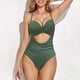 thumbnail image 2 of Traje de baño completo Gibobby para mujer Bikinis estampados Sexy con realce, 2 of 4