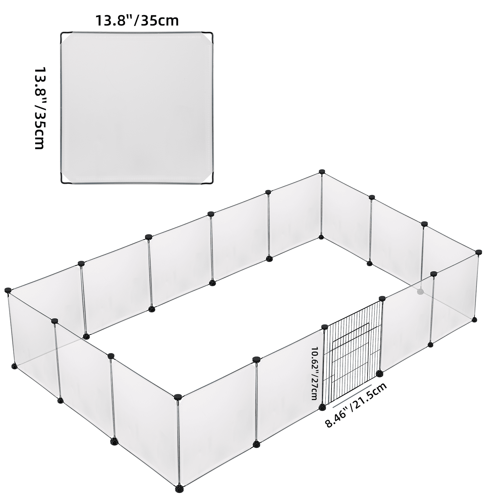 Uten Pet Playpen, Rabbit Panels, Small Animals Portable Yard Wedding Birthday Baby Shower Graduation Thanksgiving
