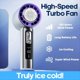 thumbnail image 3 of Ventilador Turbo de 100 Velocidades, Ajustable, Mini Ventilador Personal, A Batería, Eléctrico, para Pestañas, Portátil, de Mano B, 3 of 5