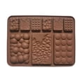 thumbnail image 2 of Molde de Chocolate Antiadherente Ganfancp 9 Geometric, 2 of 5