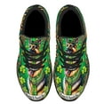 thumbnail image 2 of Saint Patrick's Day German Shepherd Dog Shoes Sneakers Black Size 9, 2 of 7