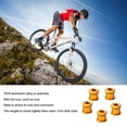thumbnail image 3 of maskred 5 Pièces Vélo Tige Boulons Professionnel Multicolore et Écrous Kit Résistant à l'Usure Vis de Machine VTT pour Pédalier Double Plaque Jaune 1Set, 3 of 6