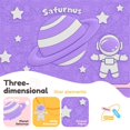 thumbnail image 3 of Heavy Duty Shockproof Case For iPad 2025 / 2022,Anti Drop Silicone+PC Layer Protective Case Handle Stand ,Shoulder Strap，Cartoon Pattern Three-layer Protective Tablet Cover,Purple, 3 of 10