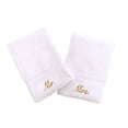 thumbnail image 1 of Linum Home Textiles Serviette Personnalisée Mr. et Mrs., Ensemble de 2, 1 of 3