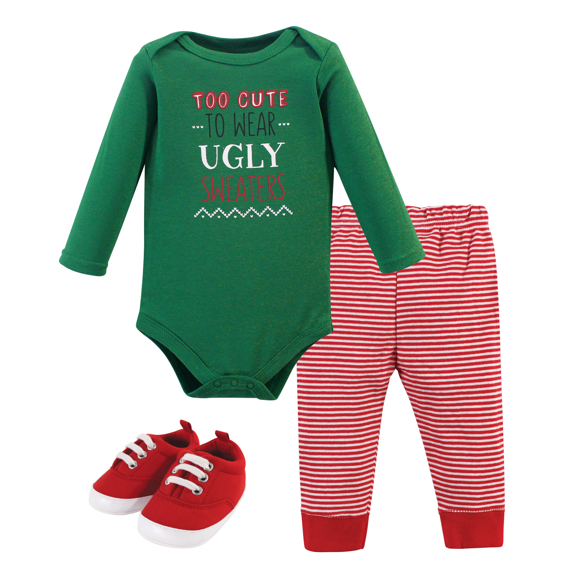 Little Treasures Little Treasure Baby Boy Long Sleeve Bodysuit, Pants