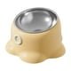 thumbnail image 3 of Comedero inclinado para gatos, ideal para viajes, para cachorros y perros pequeños. Amarillo, 3 of 8