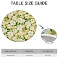 thumbnail image 6 of Round Fitted Tablecloth with Elastic Edges Fits 36"-44" Round Tables Pioneer Colorful Floral Waterproof Table Cover Washable Indoor and Outdoor for Party Kitchen Dinner Banquet Patio Picnic, 6 of 7