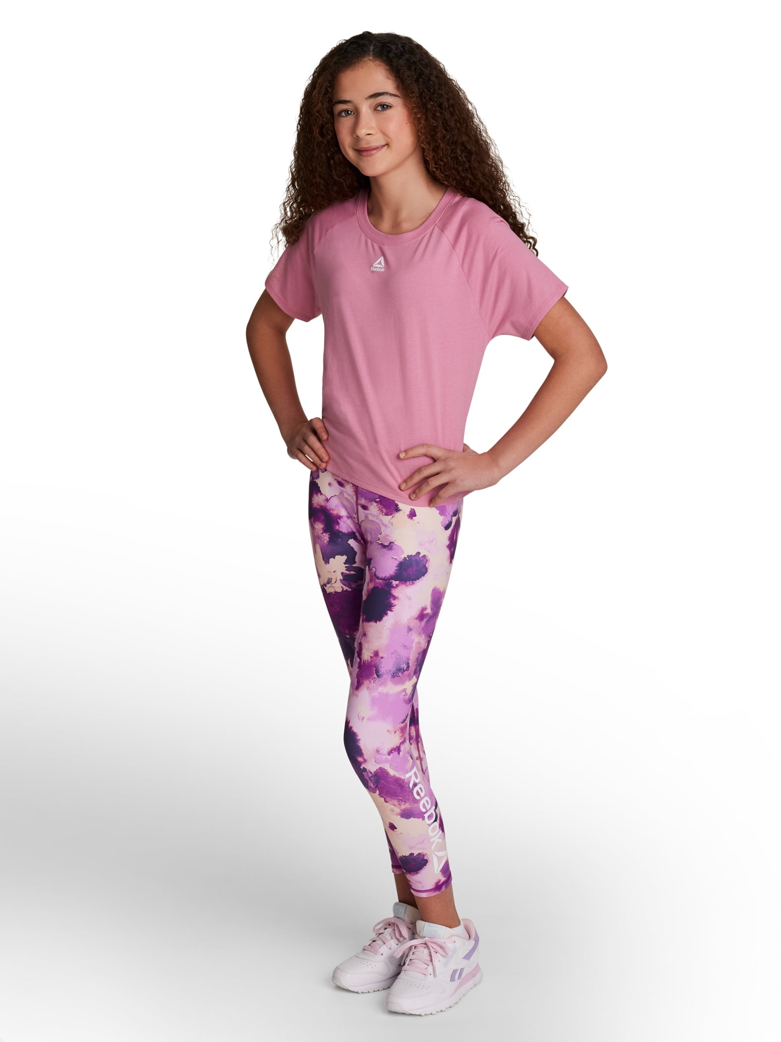 Reebok Girl's Athletic Core 7/8 Legging, Sizes 4-18