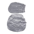 thumbnail image 3 of Funda para silla de computadora, funda para silla de oficina, 2 piezas, protector de muebles a prueba de aceite gris plateado, 3 of 9