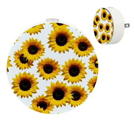 

YZUOUZY Lamp for Bedroom Lamps for Bedroom Small Bedside Lamps Set of 2 Sunflowers White Background