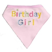 Alemon Dog Birthday Bandana for Dogs Pet Cat Birthday Supplies Pink