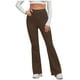thumbnail image 2 of Leggings Herrnalise cálidos para mujer, pantalones acampanados deportivos de yoga de color sólido, informales, ajustados, de cintura alta elástica, de invierno, regalos para mujer, 2 of 8