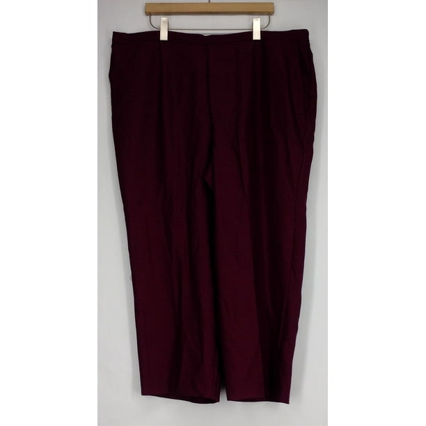 alfred dunner purple pants