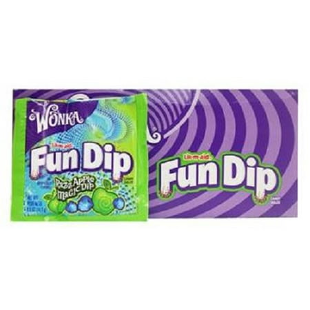 Product Of Fun Dip, Apple/Cherry Pouches, Count 48 (0.43. oz) - Sugar Candy / Grab Varieties &