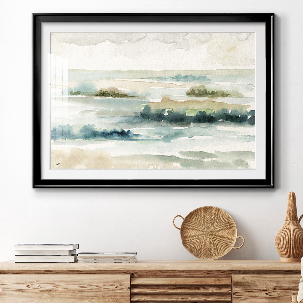 Pastel Panorama Premium Framed Print - Ready to Hang