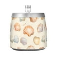 thumbnail image 7 of Yayeee Ashtray with Lid for Cigarette Smokeless Stainless Steel Home Ash Holder, Beige Seashell, 7 of 7