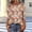 A_ Beige, variant on Mwjwdo Womens 3/4 Sleeve Splash Striped Printed Dressy Casual Henley Round Neck Relaxed Fit Tunic Tops Fall Shirts