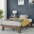 thumbnail image 4 of Flash Furniture Evelyn Collection Wood Platform Bed Frame, Walnut, Twin, 4 of 11