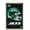 Premium Print and Beechwood Hanger Bundle, variant on NFL New York Jets - Neon Helmet 24 Canvas Wall Poster, 14.725" x 22.375"