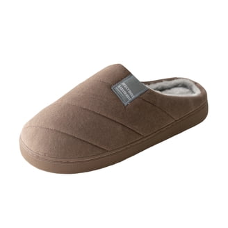 Isotoner Mens Memory Foam Slippers Grey Slip On Indoor Outdoor Loafers XL 11-12 Isotoner Slippers Men main image 3