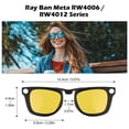 thumbnail image 3 of 4PCS Polarized Clip for Ray-Ban Meta RW4006/RW4012 Series & Gen 2 (M Size, 50-22), Color Changing Clip Set for Meta Smart Glasses UV Protection, Discoloration Clip for Meta, Black+Green+Blue+Silver, 3 of 10