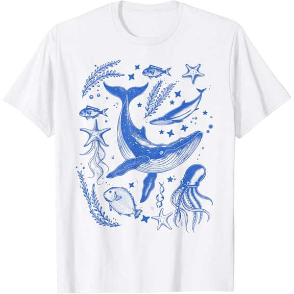 T-SHIRT Ocean Marine Life Collection Sea Life lover T-SHIRT mens t shirt,white,women,funny,misfits,men,journey