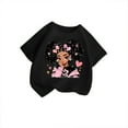 thumbnail image 2 of Hiijoy Toddler Girls' Graphic Tee Cartoon Print Short Sleeved T Shirt Summer Casual Tshirt, 2 of 4