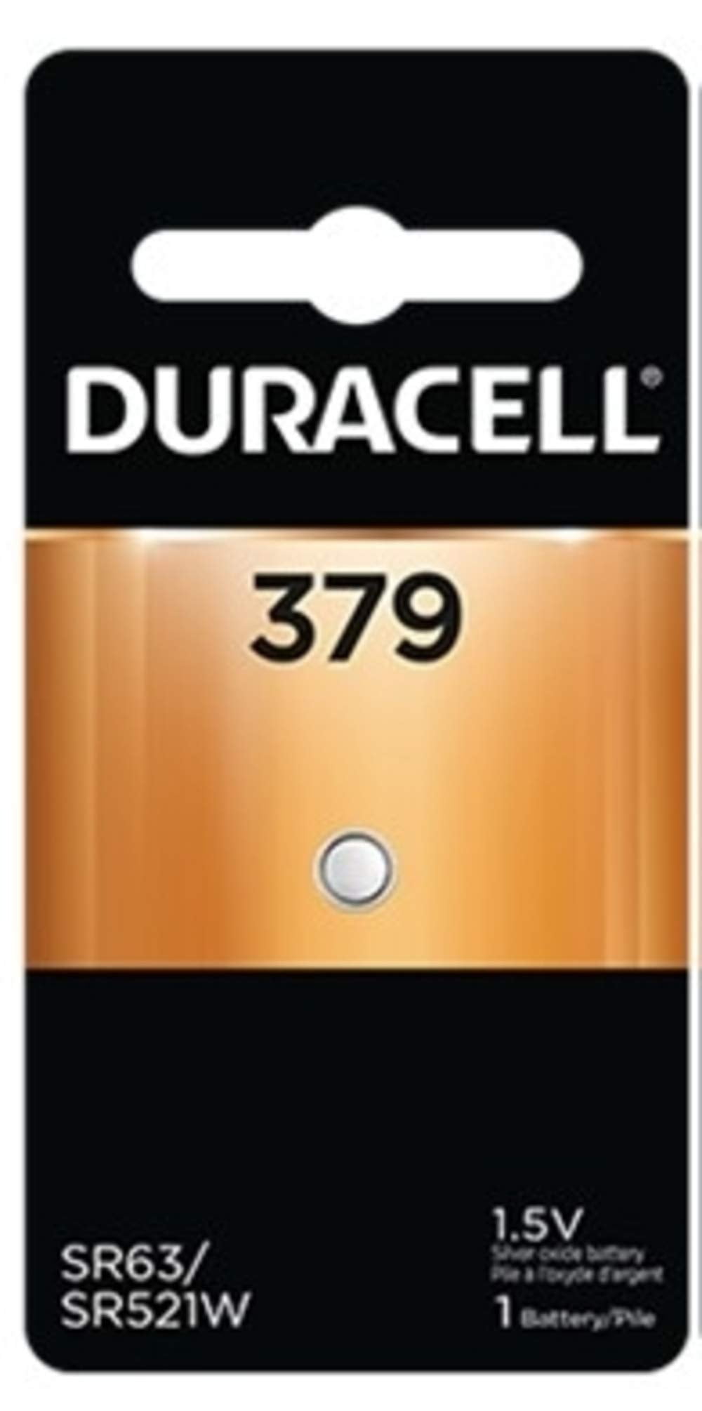 12-Pack Duracell 379 Batteries 1.5 Volt Silver Oxide Coin Button