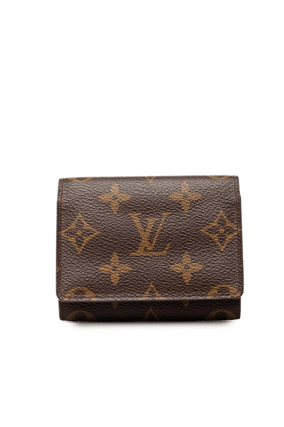 Pre-Owned Louis Vuitton Monogram Enveloppe Carte de Visite Business Card Holder/Card Case/Pass...
