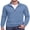 02-VG-Blue, variant on Mens Quarter Zip Pullover Mock Neck Long Sleeve Casual Sweatshirt Lightweight Knit Top Black L