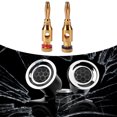 thumbnail image 3 of Conectores Cable Altavoz Audio Musical Banana Chapados en Oro 2 Uds., 3 of 4